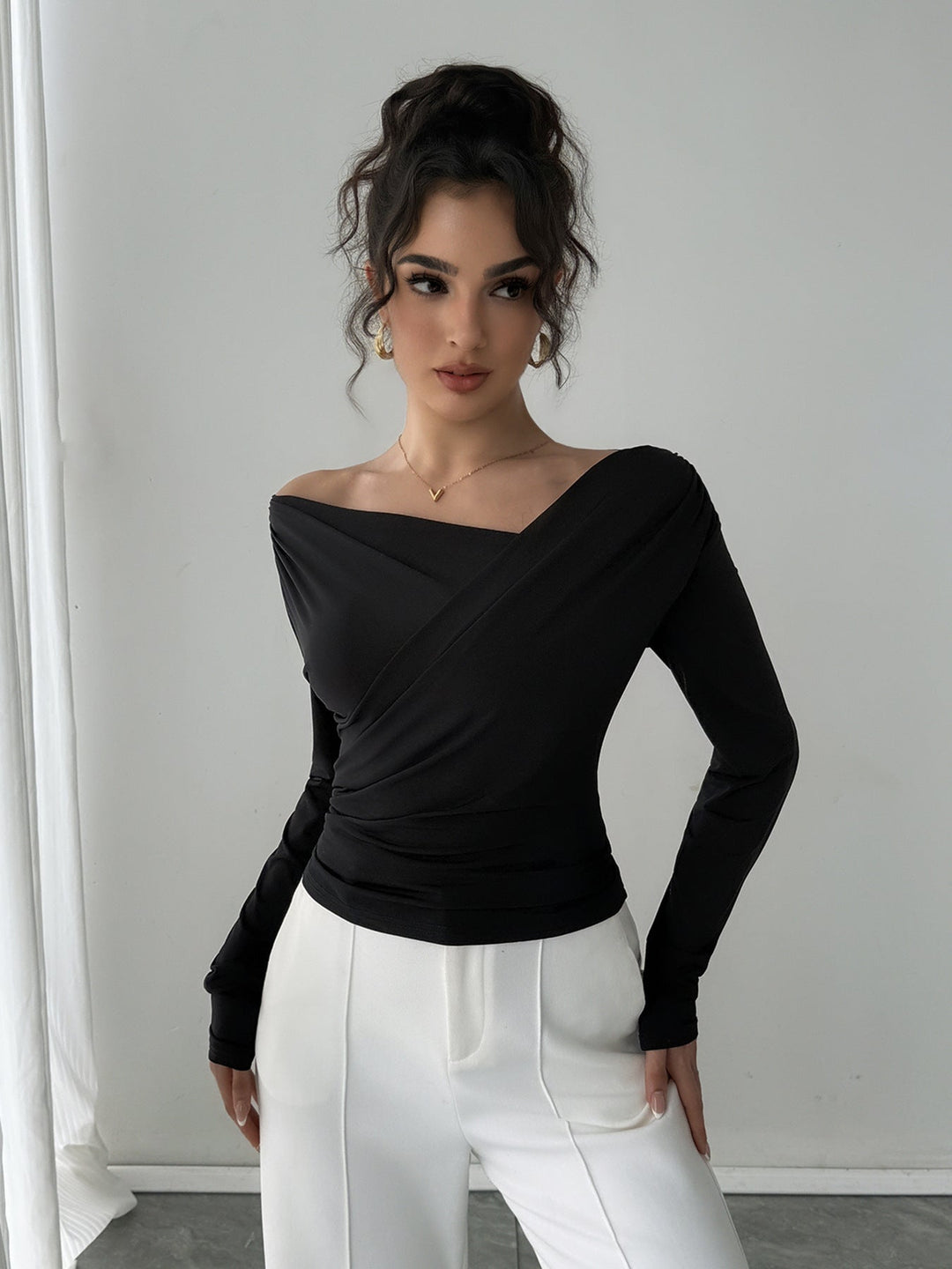 Damen Wickeloberteil Drune