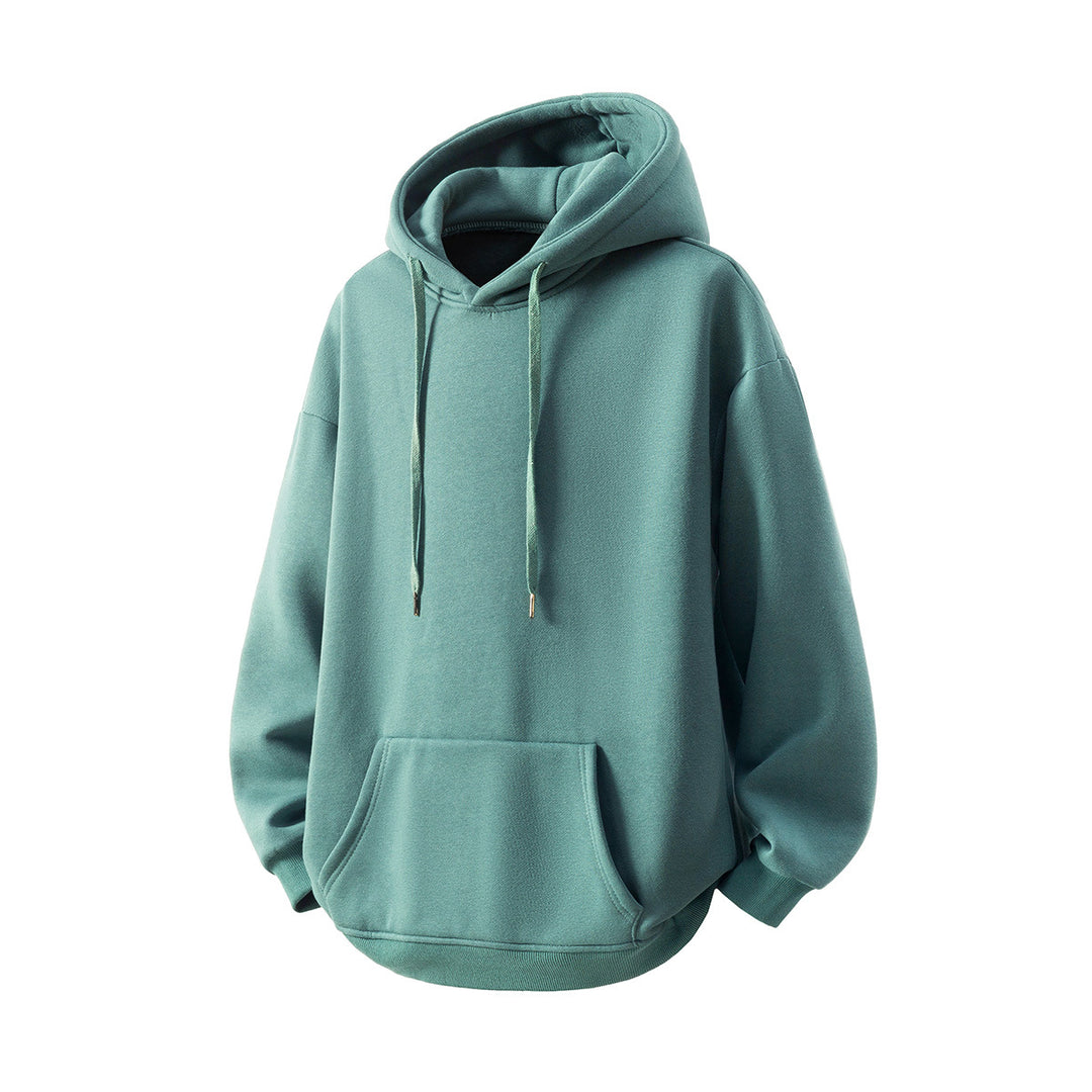 Unisex Oversize-Kapuzenpullover aus schwerer French‑Terry mit Kängurutasche Drune