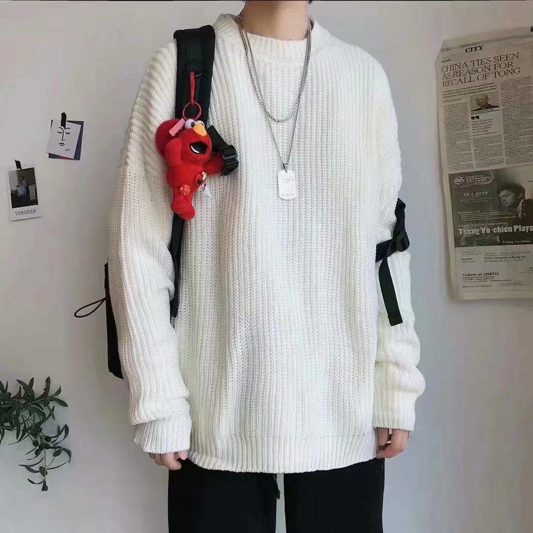 Damen Bequemer Oversized Strickpullover Drune