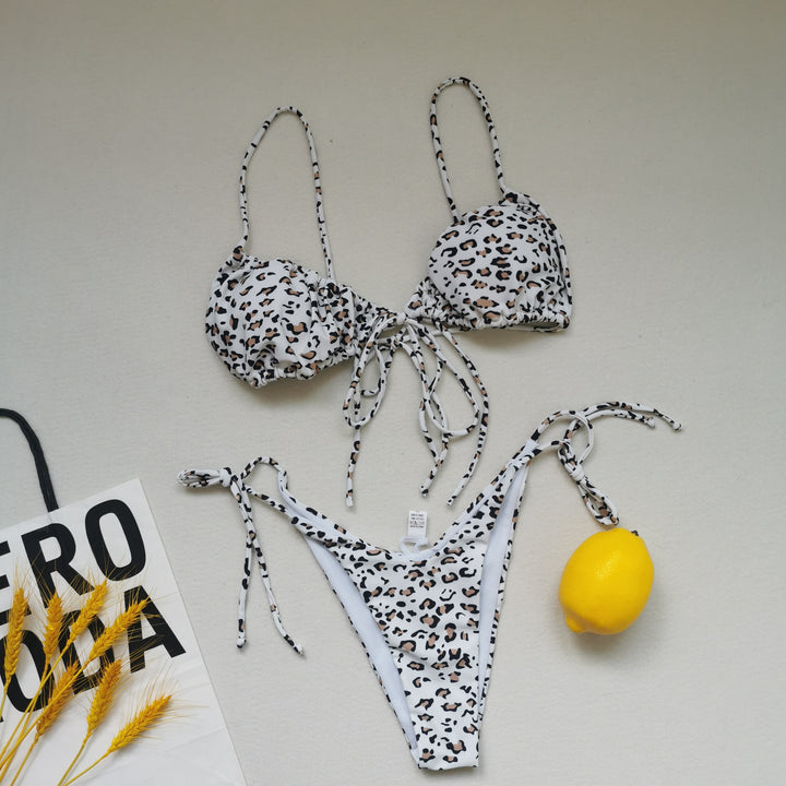 Damen Triangel-Bikini mit regulierbaren Bindebändern Drune
