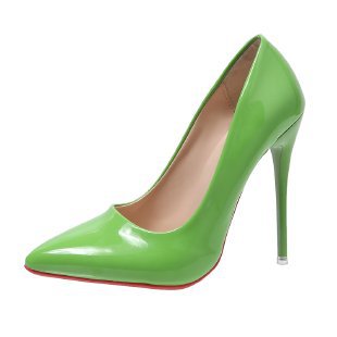 Damen nan elegante Lack-Pumps mit spitzer Zehenpartie hohem Stilettoabsatz und gepolsterter Innensohle Drune