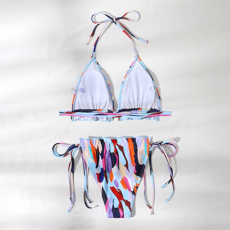 Damen Triangel-Bikini mit verspieltem Design Drune