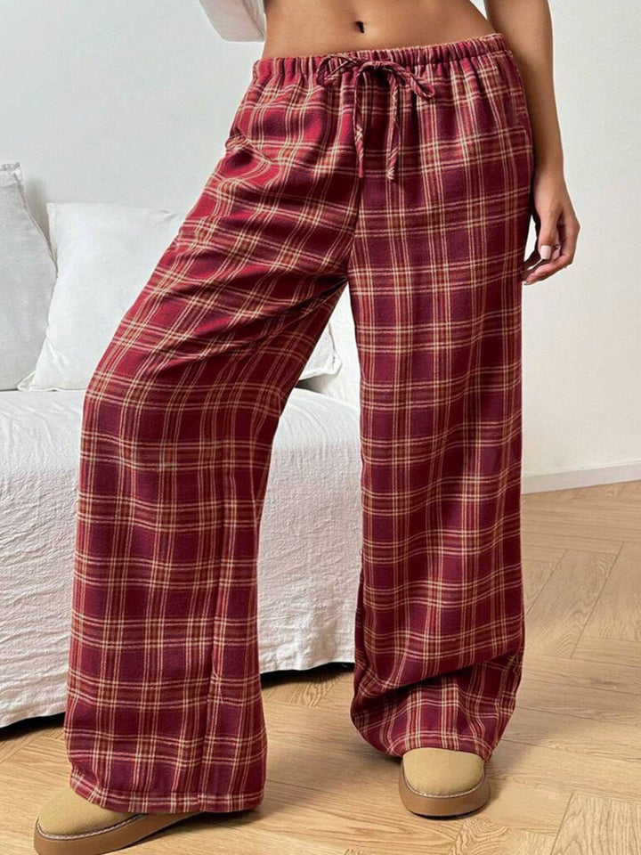 Damen lässige Karo-Hose Drune