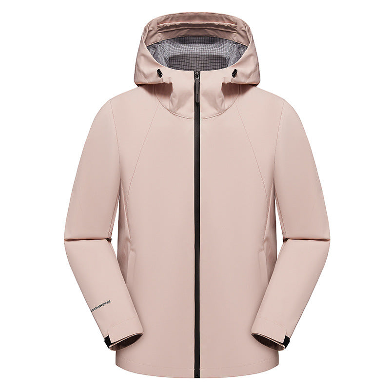 Herren dreilagige Softshell-Kapuzenjacke mit nahtversiegelter Wetterschutzmembran und ergonomischem Schnitt Drune