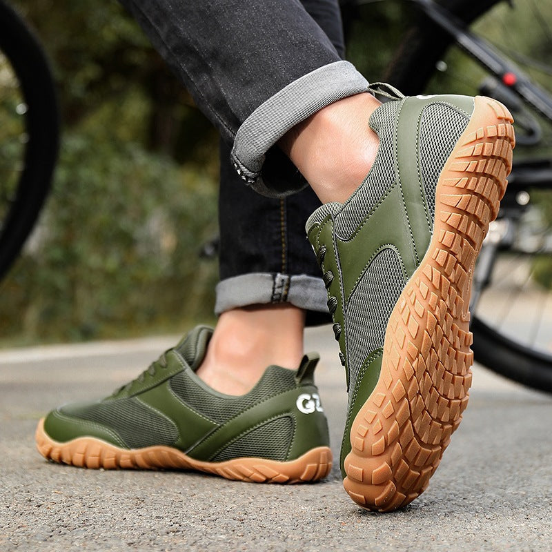 Herren leichte atmungsaktive Trail-Sneaker mit robuster Gummiprofilsohle Drune