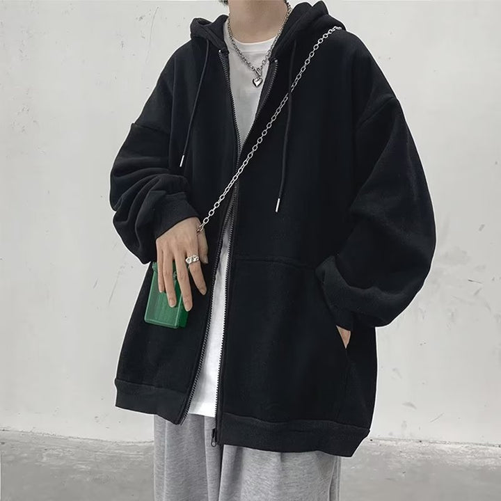 Damen Bequeme Oversized Kapuzenjacke Drune