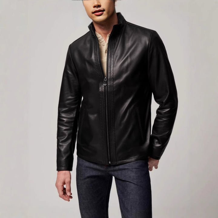 Herren elegante jacke mit sportlichem Reißverschluss Drune