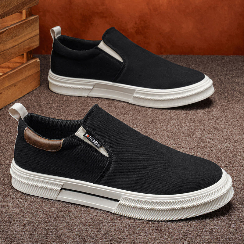 Damen Slip-On Sneakers mit elastischen Einsätzen und rutschfester Gummisohle Drune