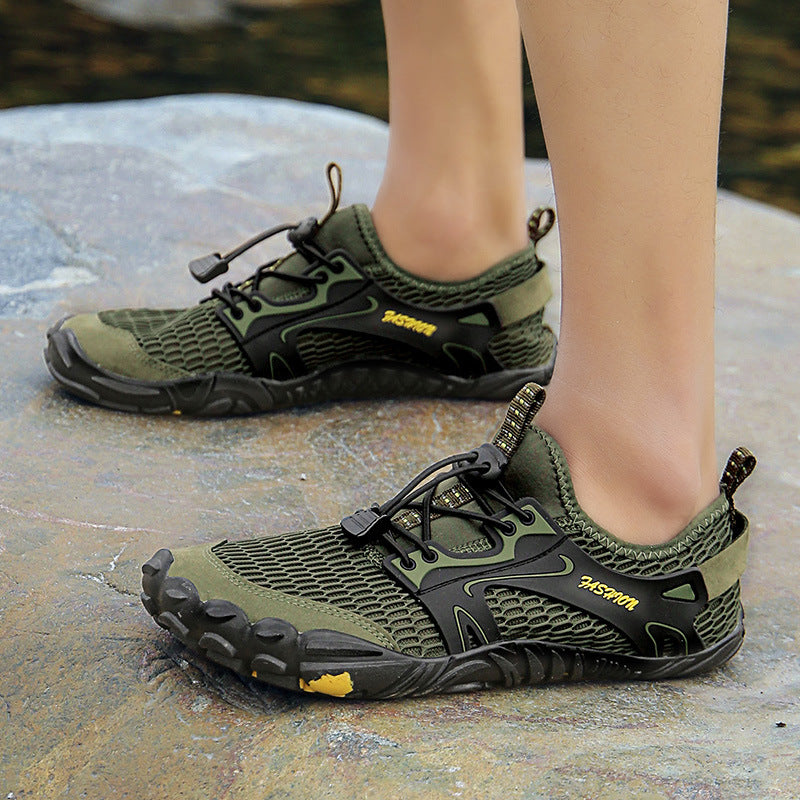 Unisex nan Aqua-Sneaker mit elastischem Einstieg, Schnellzug-Schnürung und rutschfester Flexsohle Drune