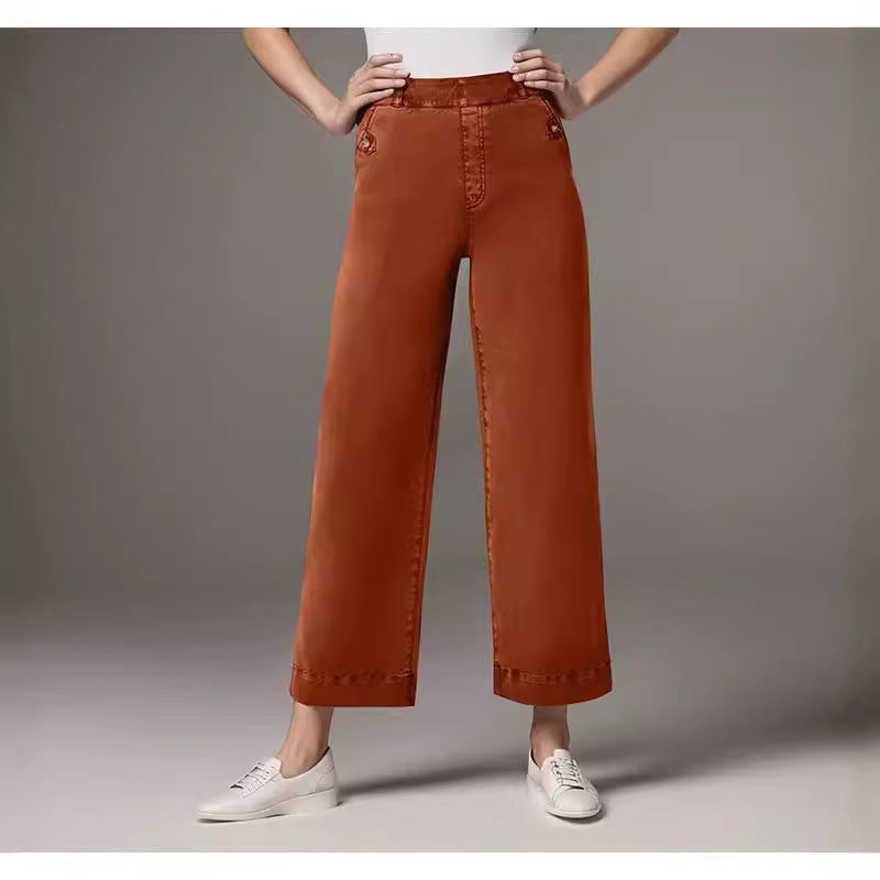 Damen weite Baumwollhose Drune