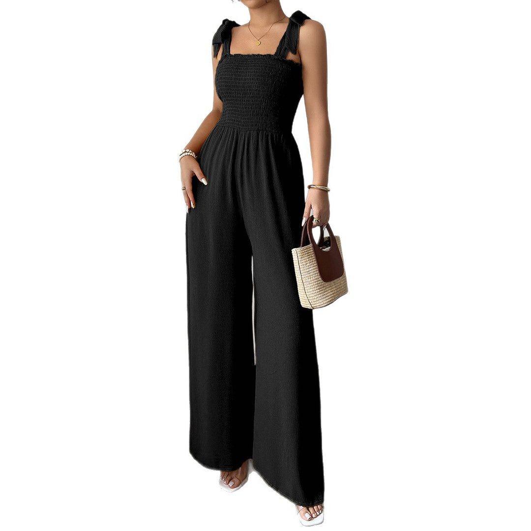 Damen Maxi-Kleid mit raffiniertem Rüschendesign und elastischem Oberteil Drune