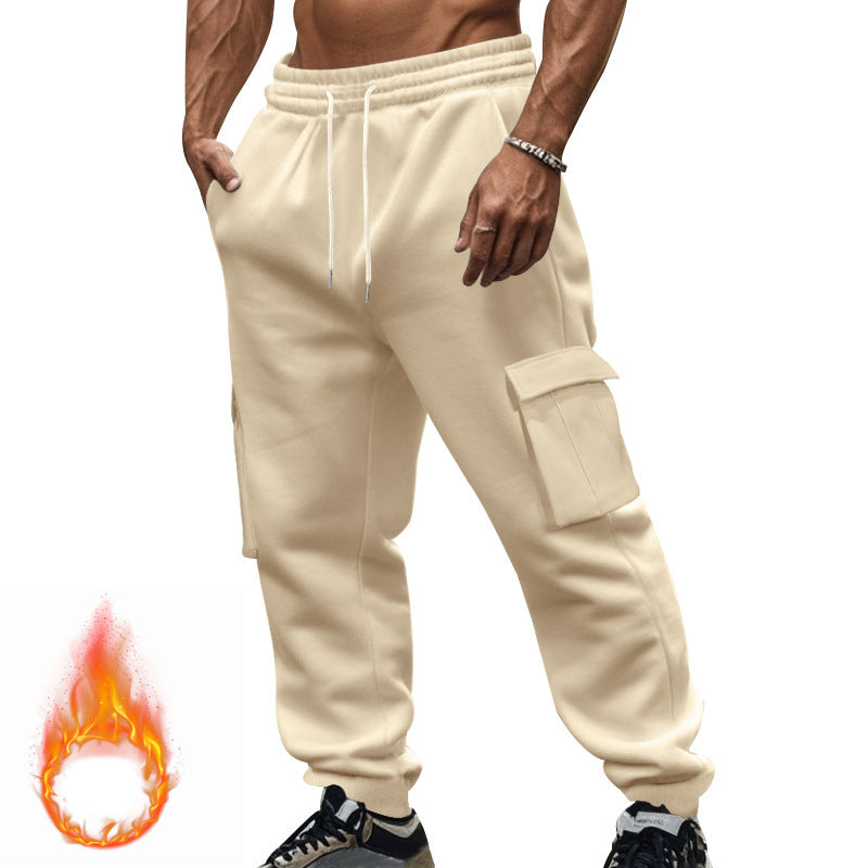 Herren nan Utility-Joggerhose mit seitlichen Klappentaschen, Kordelzugbund und konischer Passform Drune