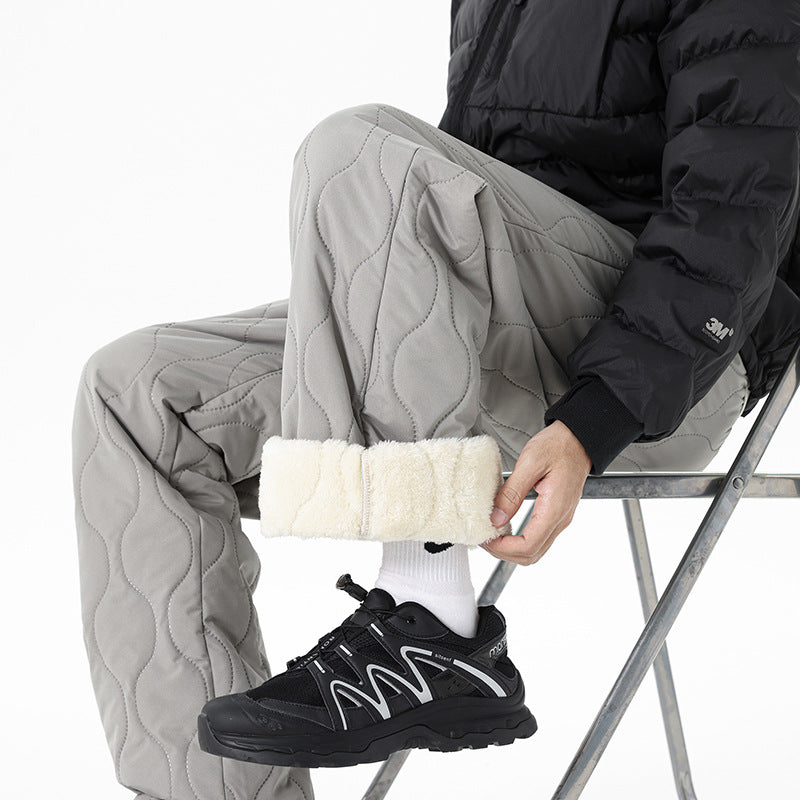 Herren Gepolsterte Freizeithose mit Fleece-Innenfutter