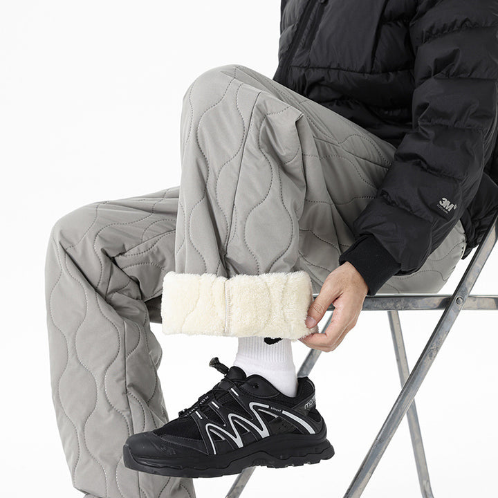 Herren Gepolsterte Freizeithose mit Fleece-Innenfutter