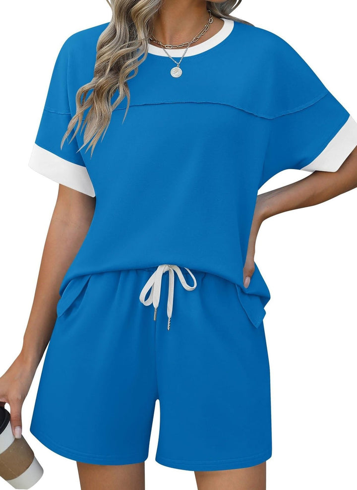 Damen lässiges Sport-Outfit mit elastischem Bund und praktischen Taschen Drune