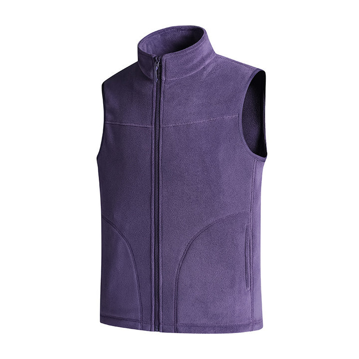 Damen Sportliche Fleece-Weste Drune