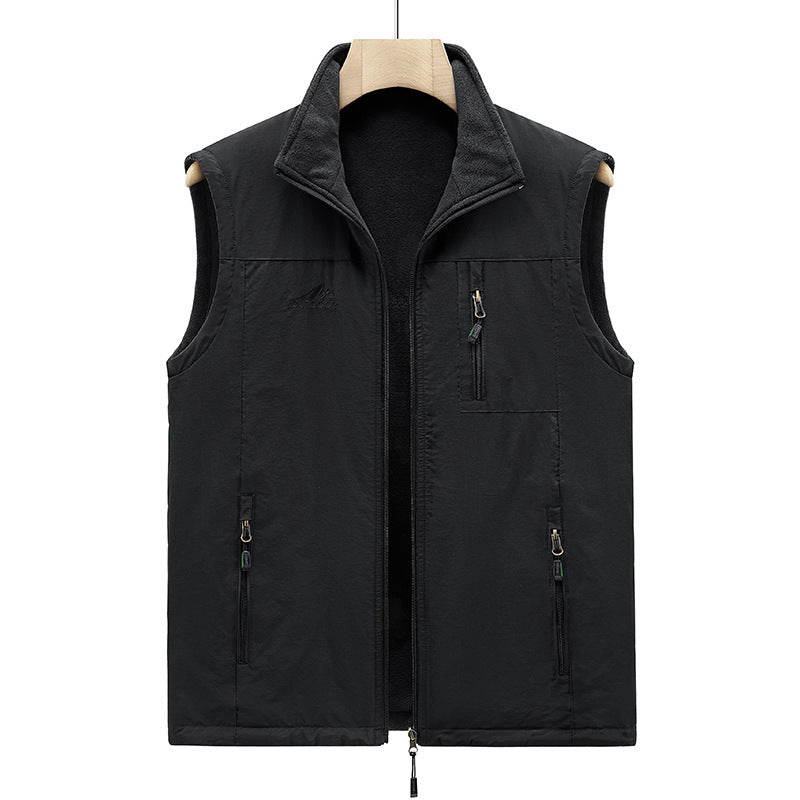 Herren Multifunktionale Fleece-Weste Drune
