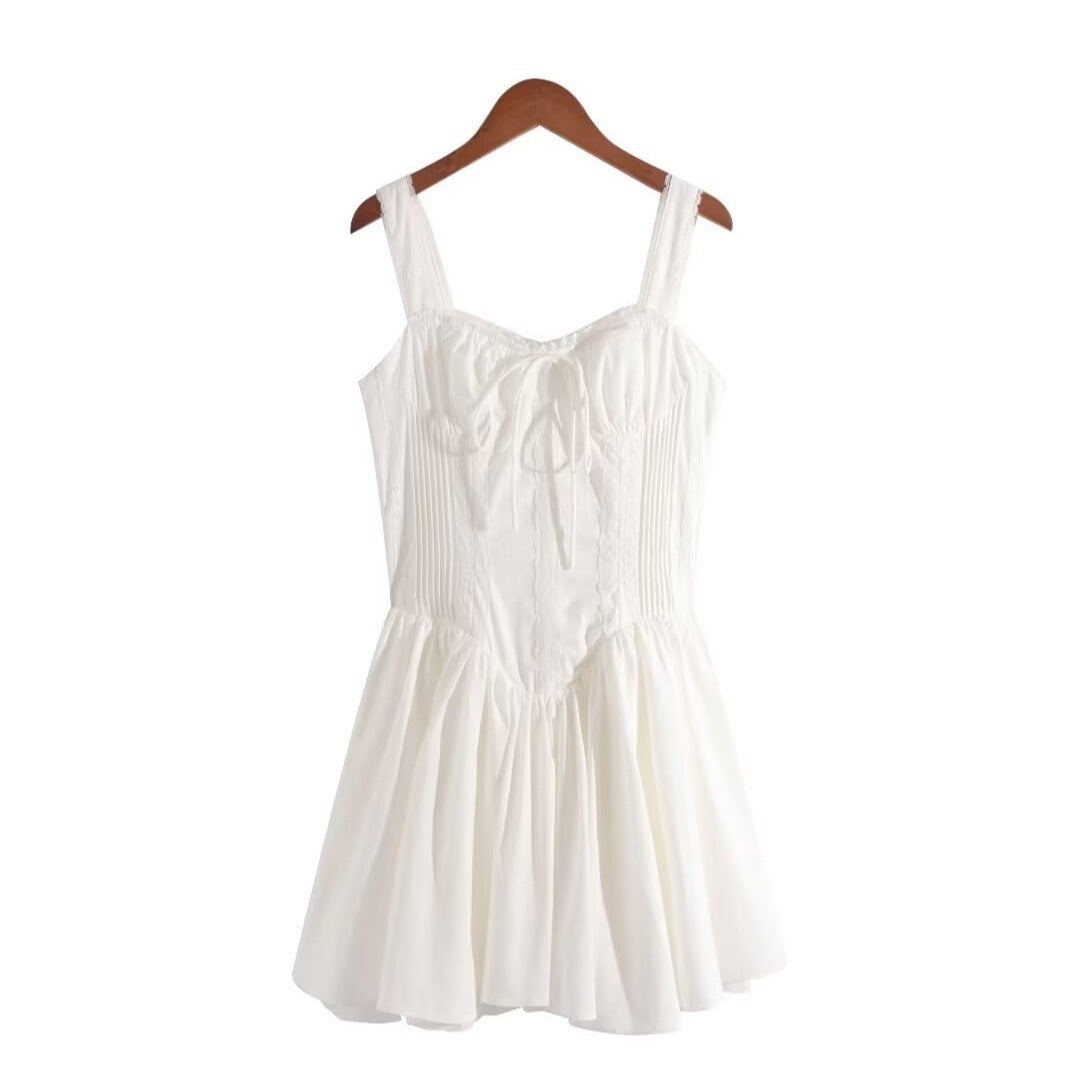 Damen Verspieltes Minikleid mit Rüschendetails Drune