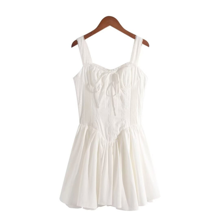 Damen Verspieltes Minikleid mit Rüschendetails Drune
