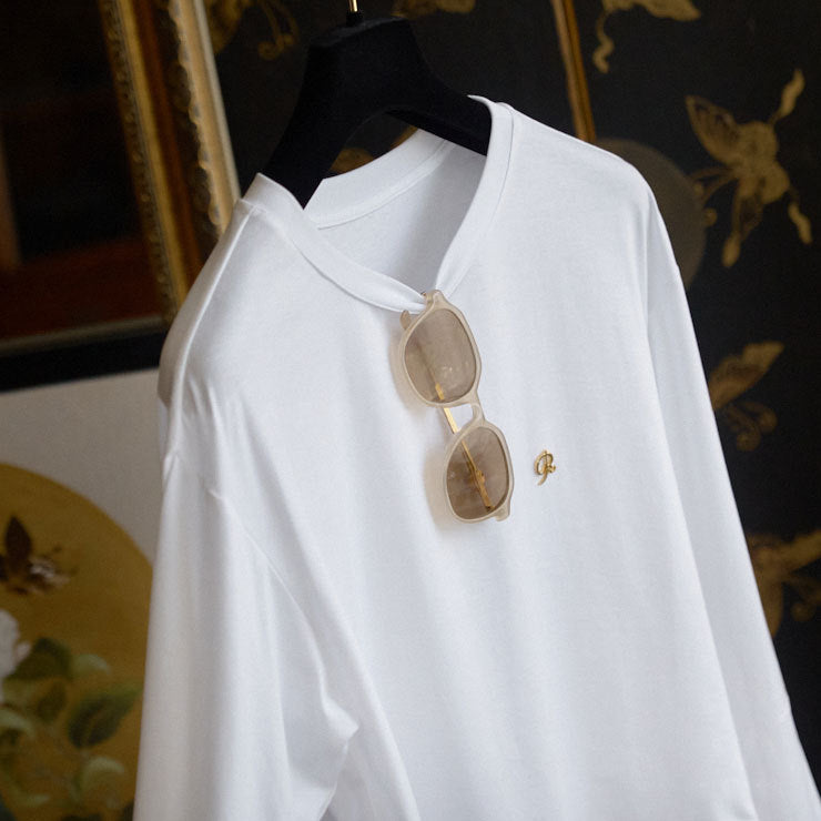Damen Lässiges Langarmshirt mit elegantem Schnitt Drune