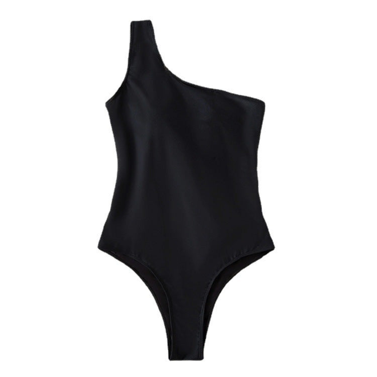 Damen asymmetrischer Badeanzug Drune