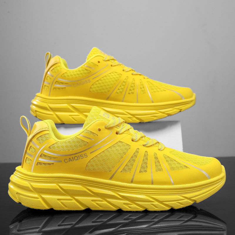 Herren Stabilitäts-Laufschuhe mit keilförmiger Energierückführungssohle und nahtlosem Mesh-Upper Drune