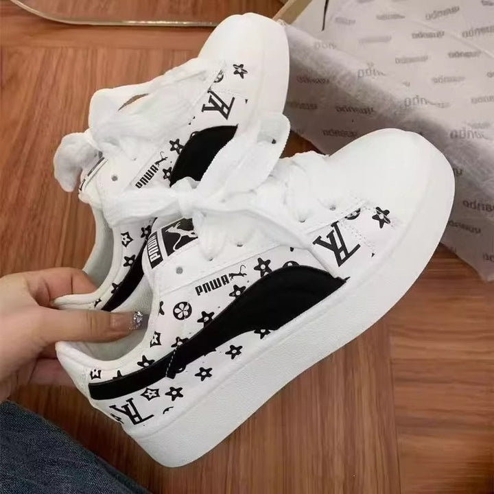 Damen Sneaker mit modischem Print und dämpfender Sohle Drune