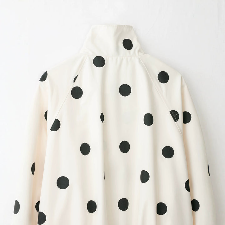Damen Kurzjacke im Cape‑Stil mit Stehkragen und Ballonärmeln Drune