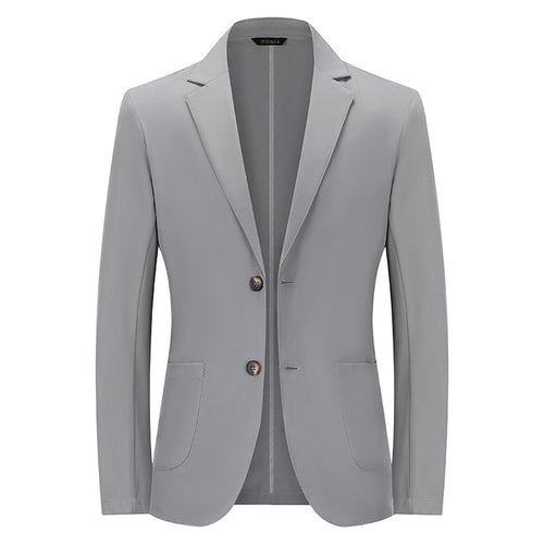 Herren Modernes Slim-Fit Sakko mit schmalem Revers und aufgesetzten Taschen Drune
