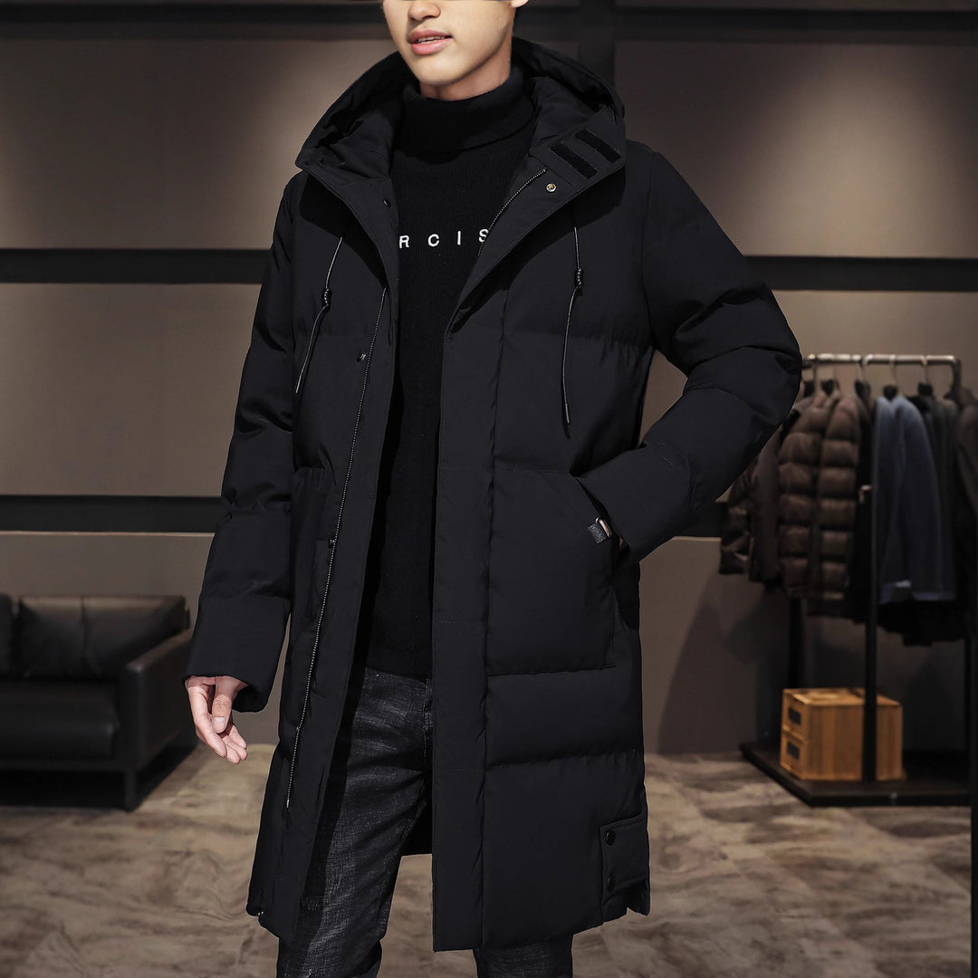 Herren Isolierter Langparka mit Kapuze, winddichter Hülle & Utility-Taschen Drune