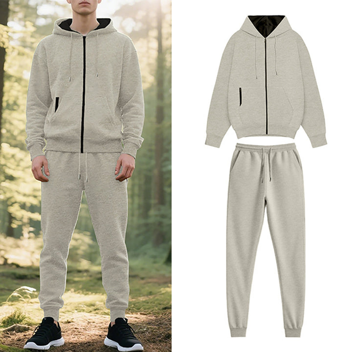 Herren sportlicher Hoodie und Jogginghose Set Drune