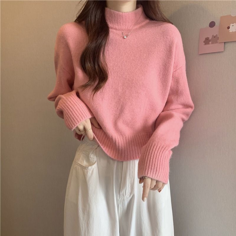 Damen modischer Rollkragenpullover Drune