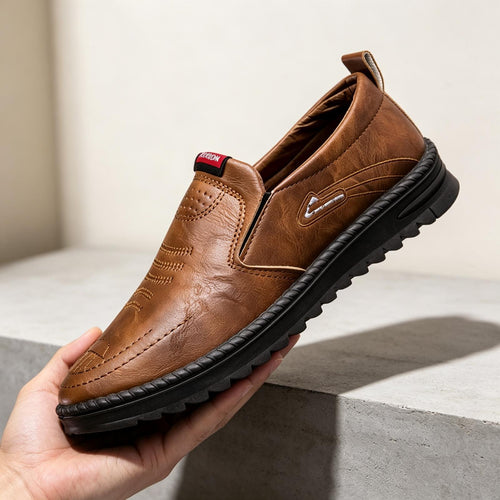 Herren Bequeme Slip-On Mokassins Drune