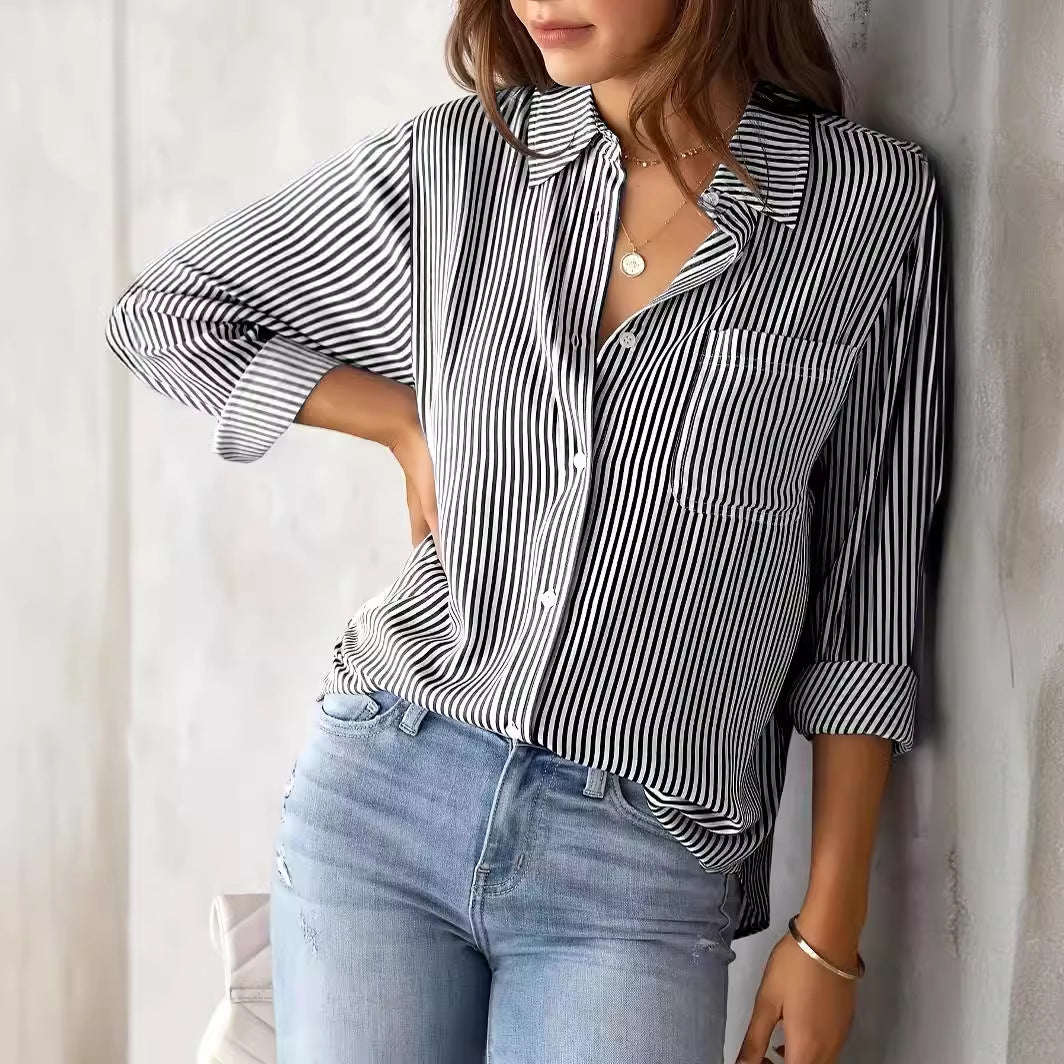 Damen lässige Hemdbluse Drune