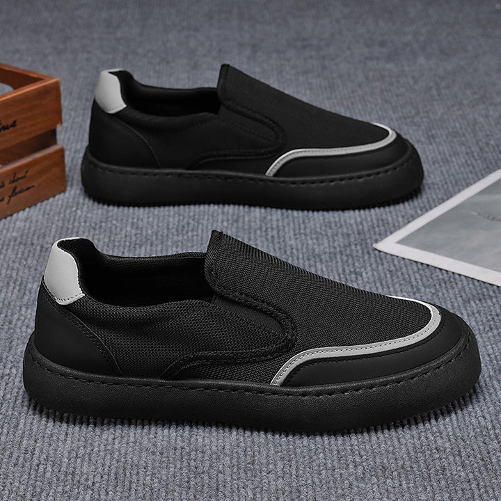 Damen Slip-On Sneakers mit atmungsaktiver Netzstruktur Drune