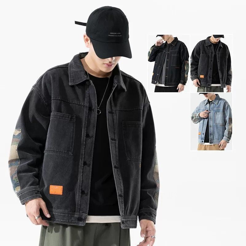 Herren Lässige Modern Denimjacke Drune