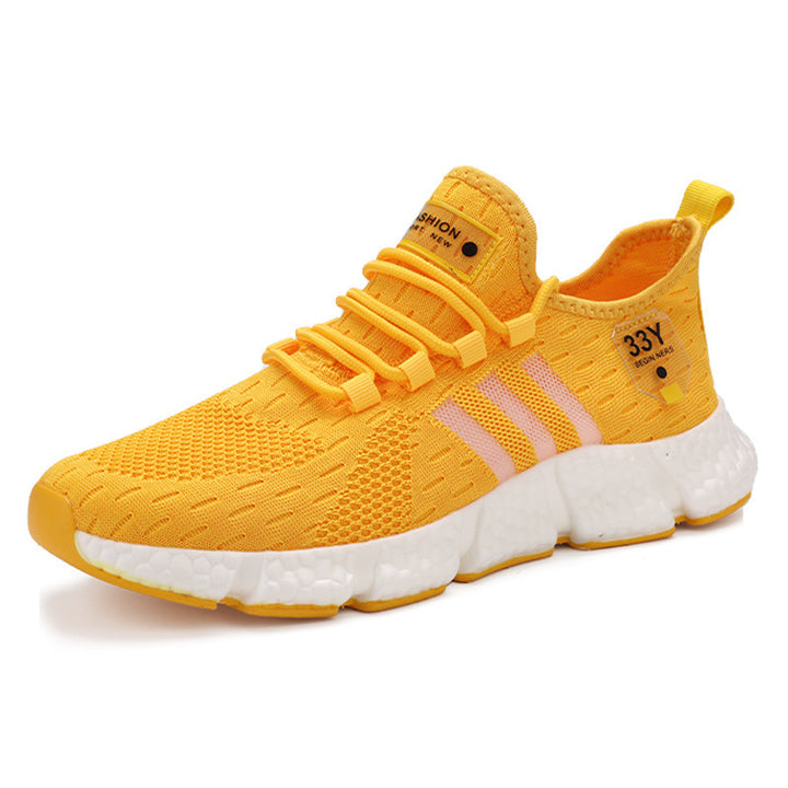 Herren Atmungsaktive Strick-Sneaker mit dämpfender Schaumsohle und Stretch-Fersenlasche Drune