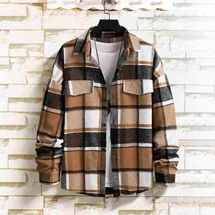 Herren Flanellhemd Drune