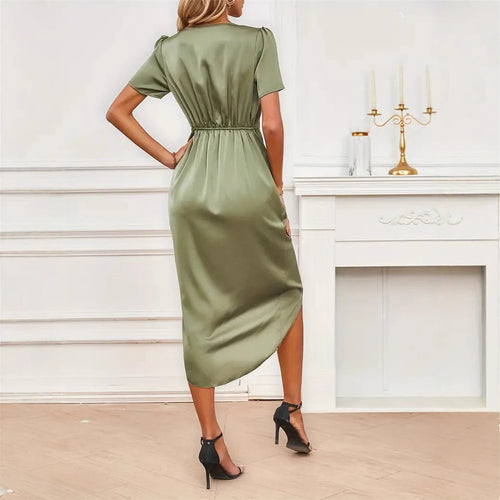 Damen Midikleid Drune