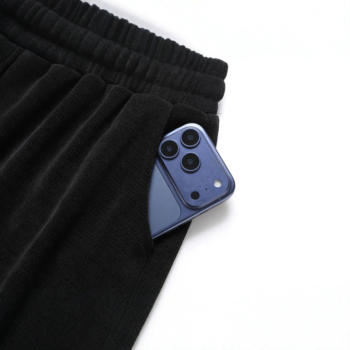 Herren Legere Strick-Jogginghose mit Kordelzug Drune