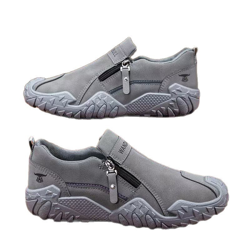 Herren Robuster Outdoor-Sneaker mit Reißverschluss und profiliertem Trail-Profil Drune
