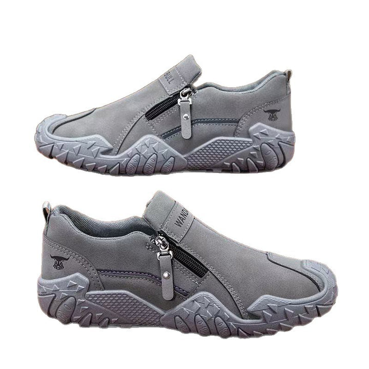 Herren Robuster Outdoor-Sneaker mit Reißverschluss und profiliertem Trail-Profil Drune