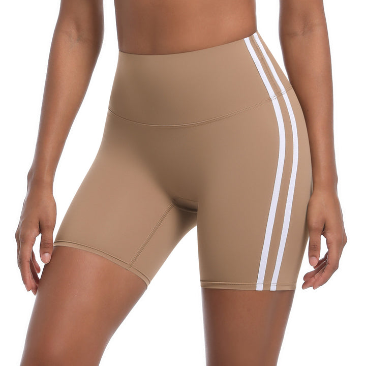 Damen Sportliche Shorts mit hohem Bund und strategischen Einsätzen für aktiven Komfort Drune