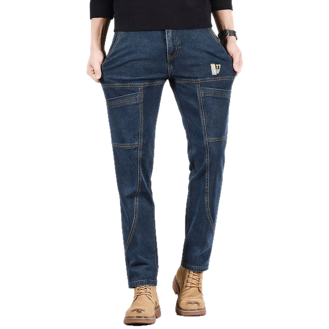 Herren Bequeme und stylische Workwear Denim Hose Drune