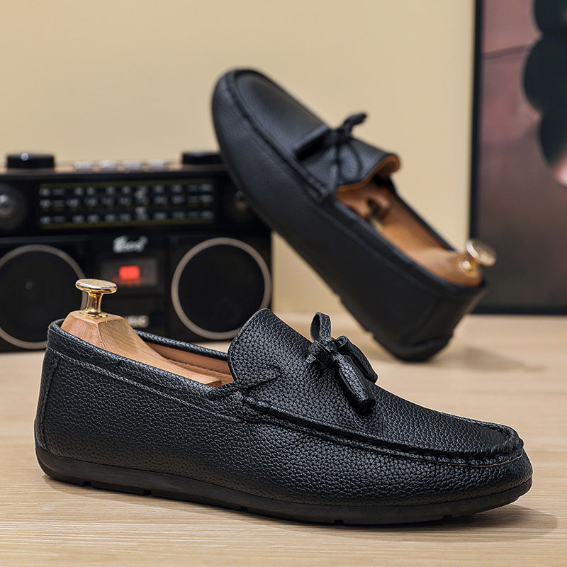 Herren Elegante Mokassins mit modischem Schnürdetail Drune