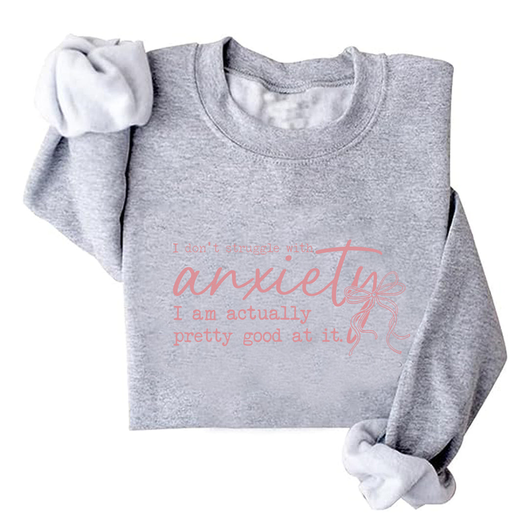Damen Sweatshirt mit motivierender Botschaft und kreativem Design Drune