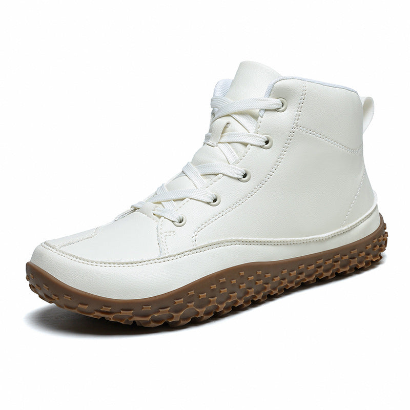 Herren nan urbaner Leder-Sneakerboot mit gepolstertem Schaft und griffiger Profilsohle Drune