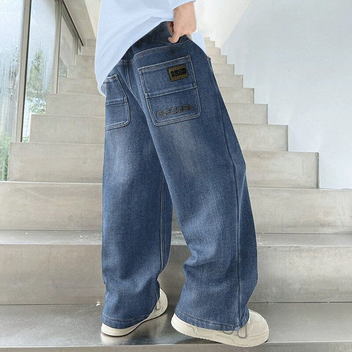 Herren weite Jeanshose Drune