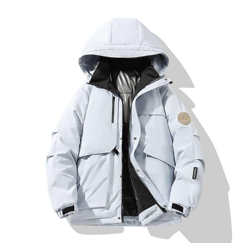 Herren Technischer Kapuzen‑Fieldparka mit Thermoisolierung, winddichter Membran und Multifachtaschen Drune
