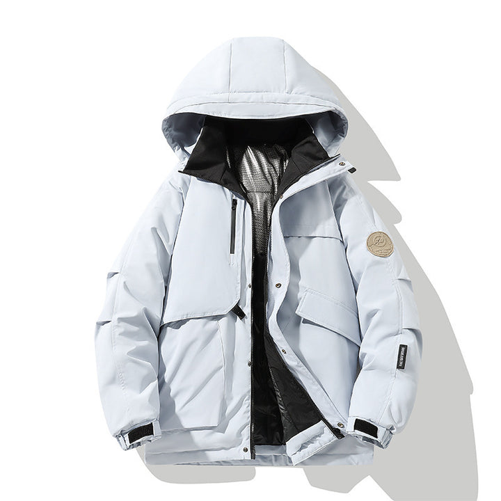 Herren Technischer Kapuzen‑Fieldparka mit Thermoisolierung, winddichter Membran und Multifachtaschen Drune